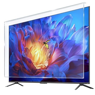 BaiLian 거치식TV보호기 파손방지 화면보호기 블루라이트 차단 시력보호 40~65인치 (TV필터), 1개, TV보호기 60인치(1355mm*780mm)