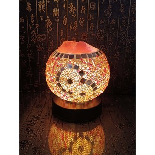 晶麗鹽燈 土耳其波西米亞風 馬賽克鹽燈 聚寶盆 床頭燈 夜燈 小夜燈 TUR-011