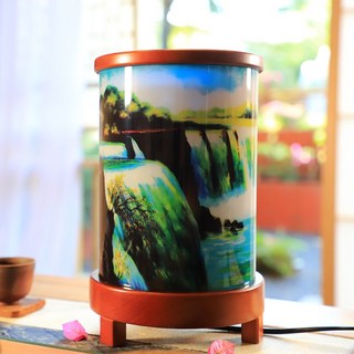 이과수 폭포 조명 무드등 회전 램프 해피투게더 영화 수유등 인테리어 감성 풍경 빈티지, 상세 페이지 참고