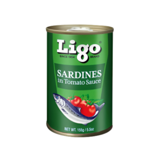 Ligo Sardines (Green) Tomato Sauce 155g 리고 정어리 인 토마토 소스(그린) 155g, 1개