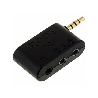 RODE SC6 3.5mm 雙 TRRS to TRS 轉接頭 雙人收音 訪談 監聽, 1個