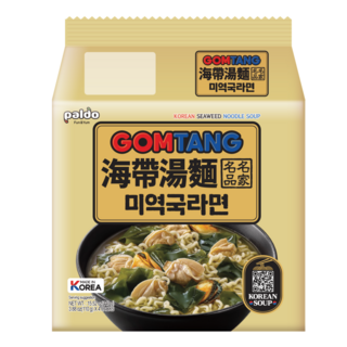 Paldo Gomtang 海帶湯麵 韓國海帶湯麵 4份, 1個