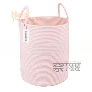 新竹出貨 源頭廠家 棉繩洗衣籃 可折疊臟衣籃兒童玩具收納筐收納籃 洗衣籃 髒衣籃 收納籃 R3UH, 白加深灰加黑