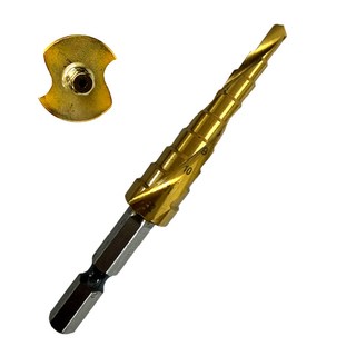 스텐 스텝드릴비트 임팩용 4-12MM 2날 M2 티타늄코팅 CSD-H24129