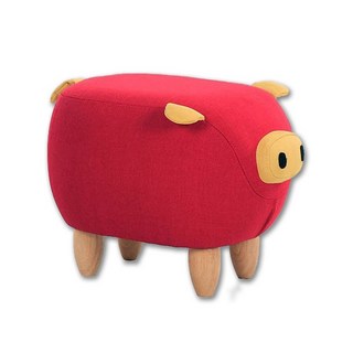 可愛小豬造型 椅凳 矮凳 穿鞋凳 ST074, 藍色, 1個
