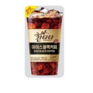 칸타타 아이스 파우치 블랙커피, 190ml, 270개