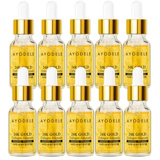 아요델 24K 골드 콜라겐 앰플 20ml, 10개