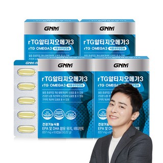 자연의품격 GNM 알티지 오메가3, 60정, 4개