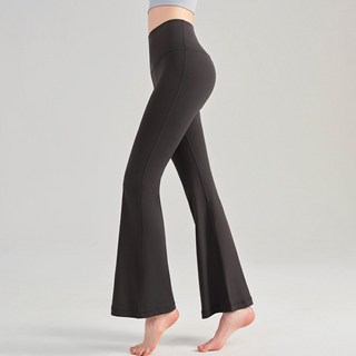 高腰微喇瑜珈褲 顯高顯瘦 闊腿褲 運動健身喇叭褲