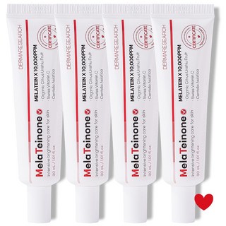 [피부과입점]더마리서치 멜라티논 기미크림 23.67%개선 스위스 비타민C 제주산 청귤추출물 미백 기미 잡티 색소침착, 4개, 30ml