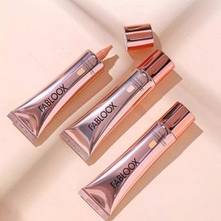 Fabloox馥碧詩粉霜奶皮粉底液清透奶油肌提亮學生遮瑕隔離霜水光, 1個, 20g,杏仁米色