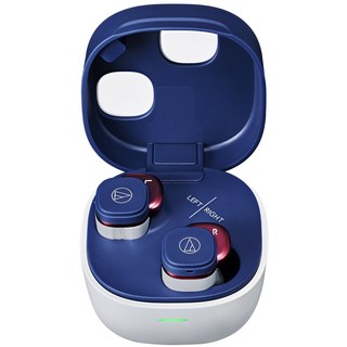 鐵三角 ATH-SQ1TW2 真無線藍牙耳機，輕巧舒適，多色可選，無線音樂享受, 海軍藍
