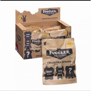 小昀精品 FUGGLER 牙寶公仔盲盒鑰匙圈，忍者龜造型大娃，可愛療癒小物, 1個, 鑰匙圈(盲包)
