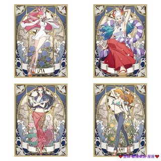 臺灣發貨 航海王 娜美 大和 羅賓 烏塔 海賊王卡套 卡牌保護套 PTCG牌套 DIY 妹套 WS 保護套 桌遊, 1個, 大和,64張