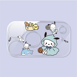 아이폰16프로/16프로맥스 카메라 보호필름 투명 강화유리 렌즈보호 방탄 방수 고화질 밀착 귀여운 캐릭터 산리오, 1개