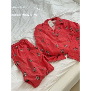 [디즈니정품] 레드 미키 파자마세트 (홈웨어/남여공용/빅사이즈)