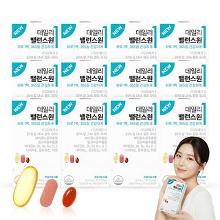 [NEW] 하루 1팩 데일리밸런스원 rTG오메가3+밀크씨슬+루테인을 한번에, 23.475g, 12박스