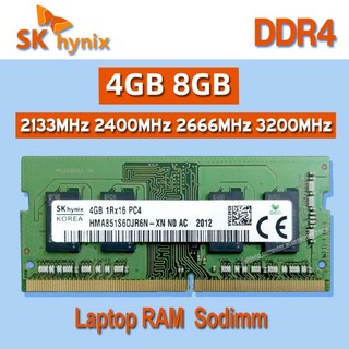 SK 하이닉스 RAM DDR4 노트북 메모리 4GB 8GB 2133MHz 2400MHz 2666MHz 3200MHz 1Rx16 1RX8 2Rx8 PC4 2133P, [07] 4GB 2666, 1개