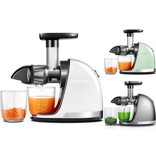 amzchef 慢磨榨汁機 ZM1501 型號 靜音設計 多色選擇, 白色