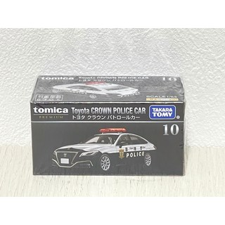 《GTS》TOMICA 多美小汽車 黑盒 NO10 豐田 Crown 警車 298342, 1個