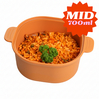 소노리떼 귀엽고 깜직한 국산 실리콘 계란찜기 사각 중형, 1개, 카멜옐로