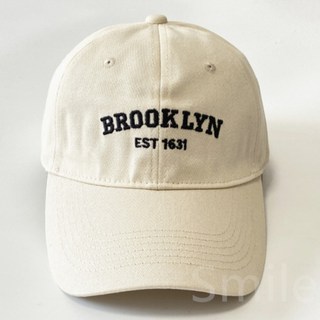 男女款 Brooklyn 字母刺繡棒球帽 遮陽休閒鴨舌帽