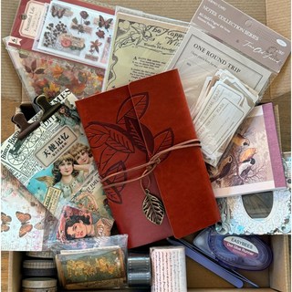 NAMOYO 빈티지 다꾸 스타트 올인원 세트, 골든 브라운, 1세트