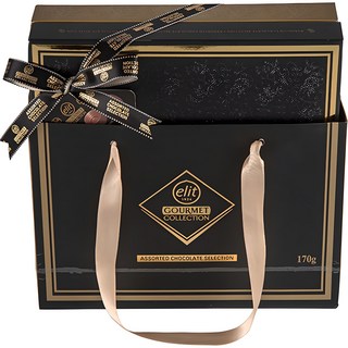 elit 고메 어쏘티드 셀렉션 초콜렛 세트 블랙, 1세트, 170g
