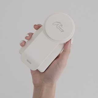 WOOWAY 磁吸無線三合一折疊充電器 G2-3，適用於手機、手錶、耳機，快速充電，便攜折疊設計, 白色, 1個