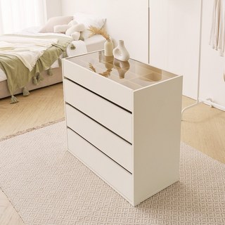 보루네오 마르체 보노 아일랜드 서랍장 800 BGW331C, 화이트