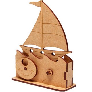 9살 남아 움직이는 나무 범선 배 만들기 과학 오토마타 두뇌발달 실험재료 초등교구, 목공본드25g미포함