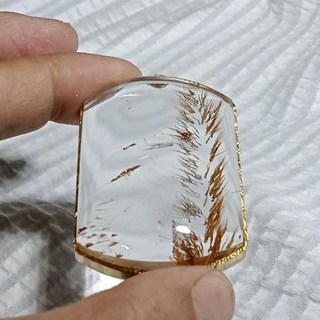 晶棋 水晶 白水晶 髮晶 項鍊吊墜 附珍藏盒 0219