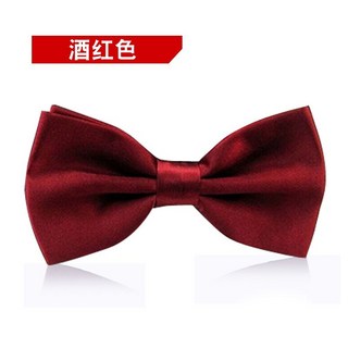男士領結新郎伴郎酒紅色兄弟團黑色西裝高檔結婚婚禮西裝蝴蝶結, L13酒紅領結【特價】
