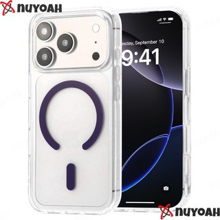 NUYOAH 磁吸式防摔手機殼 iPhone 17ProMax / 16 / 15 / 14 / 13 / 12 系列 適用