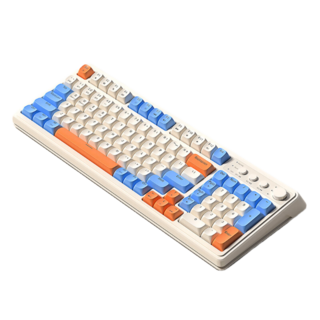 AULA 3모드 유무선 키보드 RGB 버전, 무쉐 오렌지, S99, 제조사축
