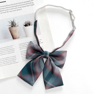 【砂糖夢境】JK領結小物日系軟妹正統學生少女學院風格子蝴蝶結水手服領花免打, 春告草【領結】, 1個
