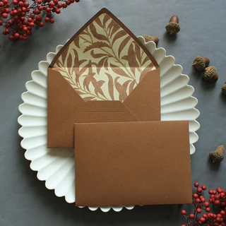 크리 에이 티브 빈티지 선물 봉투 Morandi 컬러 라이닝 결혼식 초대장 115mm x, 04 5pcs