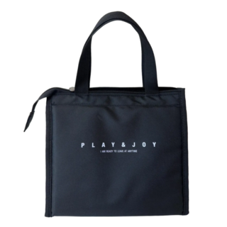 매일다미 직장인 도시락 가방, 블랙