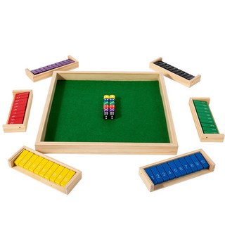 數字翻牌兒童玩具四面桌遊喝酒遊戲道具益智聚會休閒助興賭酒遊戲, 1個, 正方形彩色骰子游戲