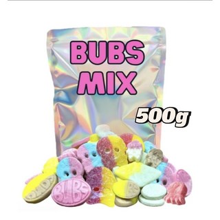 Bubs 스웨덴 스웨디시 캔디 젤리 믹스 1kg, 1개, 500g