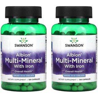 스완슨 알비온 멀티 미네랄 철분, 2개