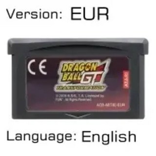 32비트 비디오 게임 콘솔 카트리지 GBA 카드 드래곤볼 Z 버스 파이어 고급 어드벤처 초음속 전사 DS/GB용 217753, GT Transformation