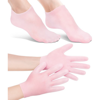 플로우샵 실리콘 각질보습 장갑 양말 세트