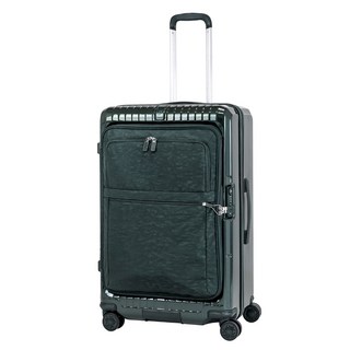 (買一送3) Departure《前開式拉鍊煞車箱》27吋1/9分前開 PC靜音輪 旅行行李箱-3色 HD516S-27