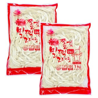 위드쿡 쫄깃 밀떡 누들 떡볶이 1kg+1kg, 1kg, 2개