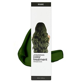 자연이랑 컬러 트리트먼트, 카키, 3개
