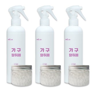엠씨랩 가구탈취제 피톤치드 스프레이+비즈용기, 3세트, 300ml