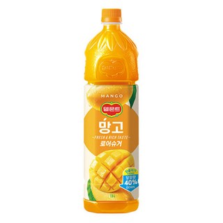 롯데 델몬트망고 로어슈거 1.5L x12펫, 12개