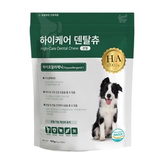 스몰빅 강아지 하이케어 초저분자 저알러지 덴탈껌, 150g, 1개, 관절