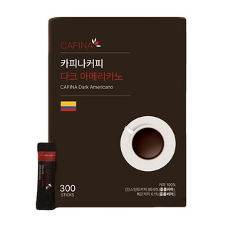 카피나커피 다크 아메리카노, 1박스, 300개입, 1g